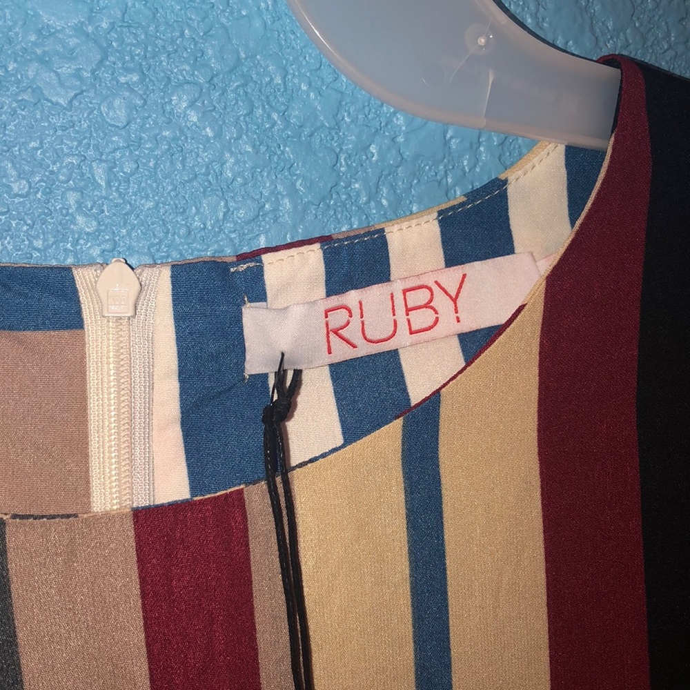 Ruby Pattern Striped Midi Dress - Picture 5 of 6